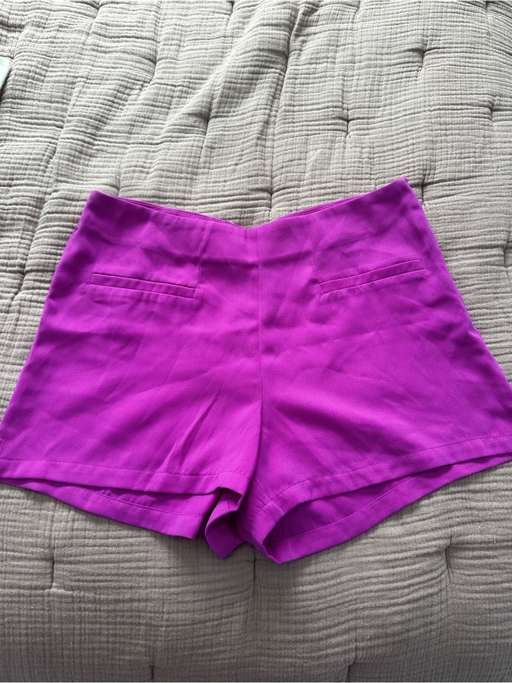 Vestique Fuchsia High Rise Tailored Shorts Size Large